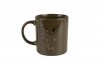 CCW025 FOX KUBEKGREEN & CAMO HEAD CERAMIC MUG